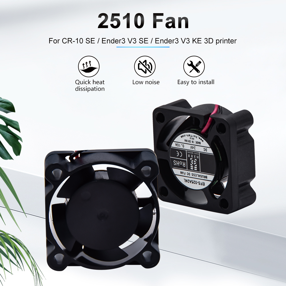 Ball Bearing 2510 Fan for Ende - Creality Printer Ender 3 V3 评论和价格