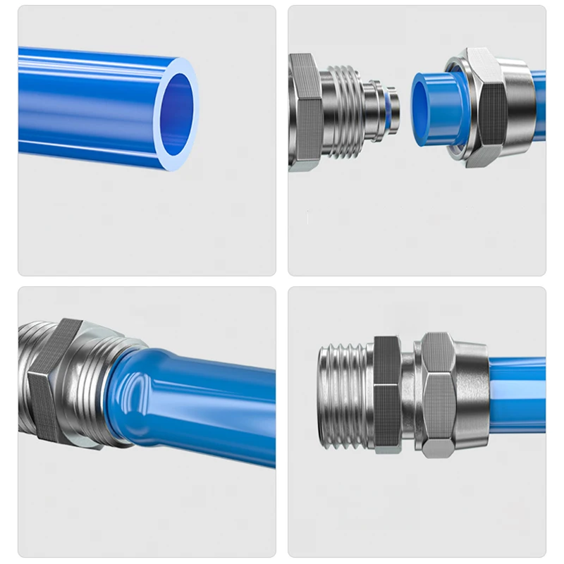 Copper Pneumatic Fittings Air  - Compression Fitting Brass 评论和价格