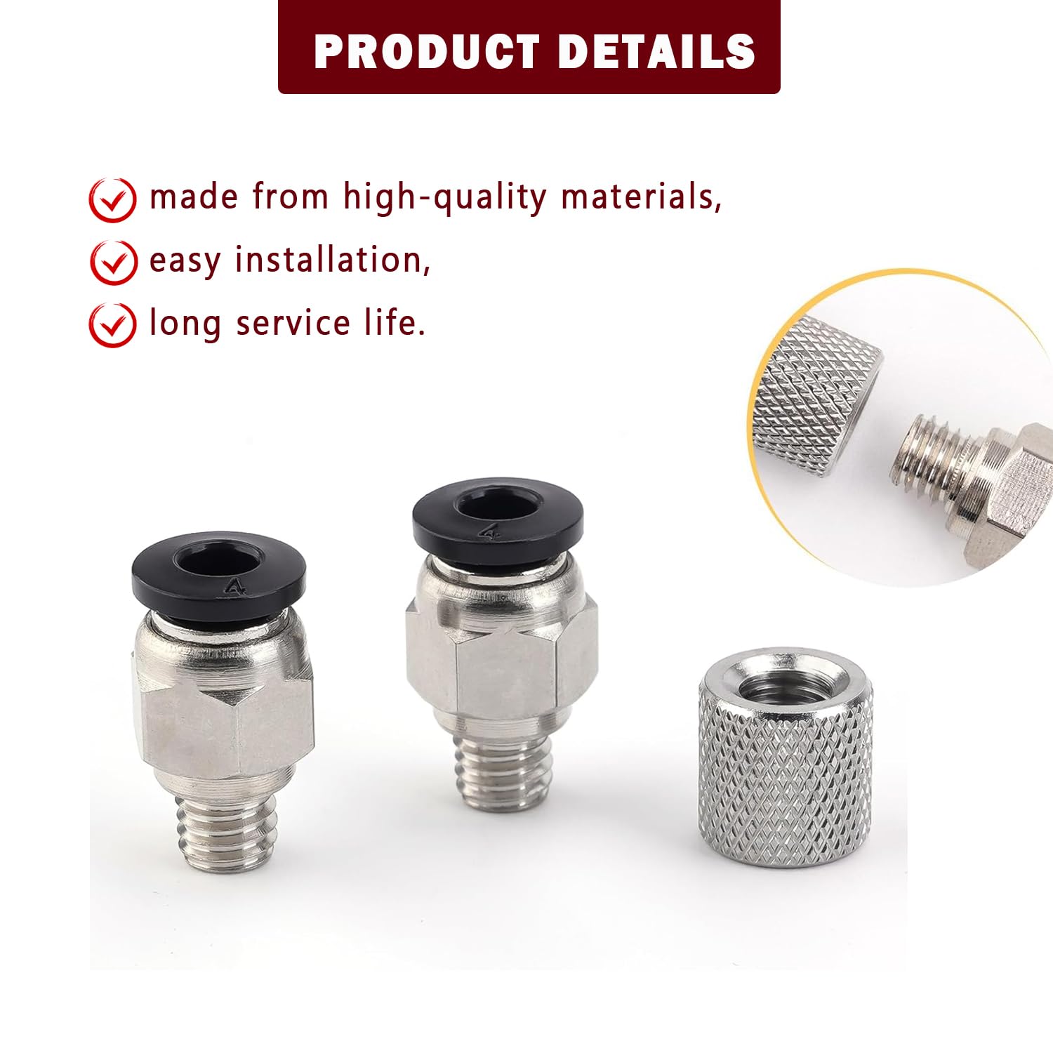 Upgrade PTFE Tube Connector St - Ptfe Tape Thread 评论和价格